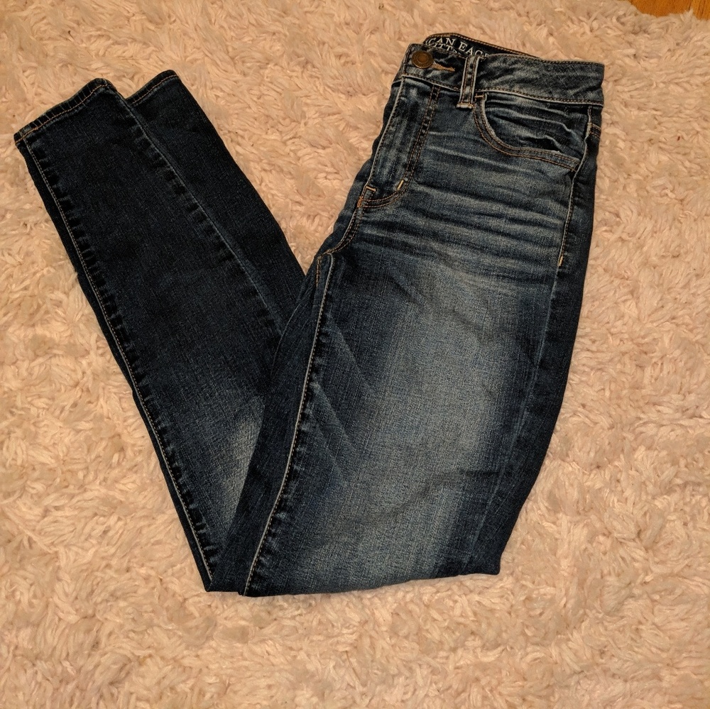 American eagle size 4 regular hi rise jeggings